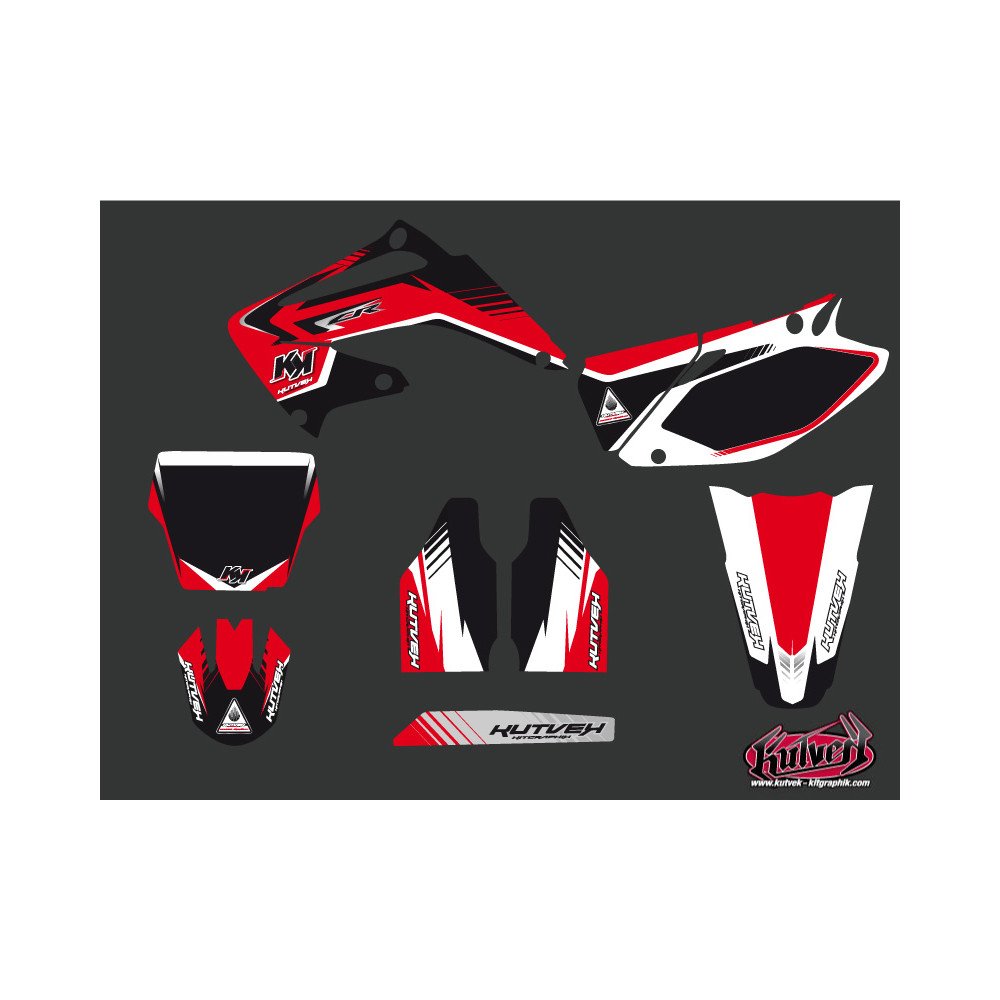 Kit Deco Moto Cross Pulsar Honda 250 CR Noir