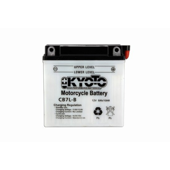 Batterie YB7L-B Conventionnelle Avec Entretien - Livrée Avec Pack Aci