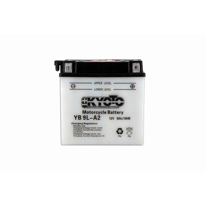 Batterie YB9L-A2 Conventionnelle Avec Entretien - Livrée Avec Pack Ac