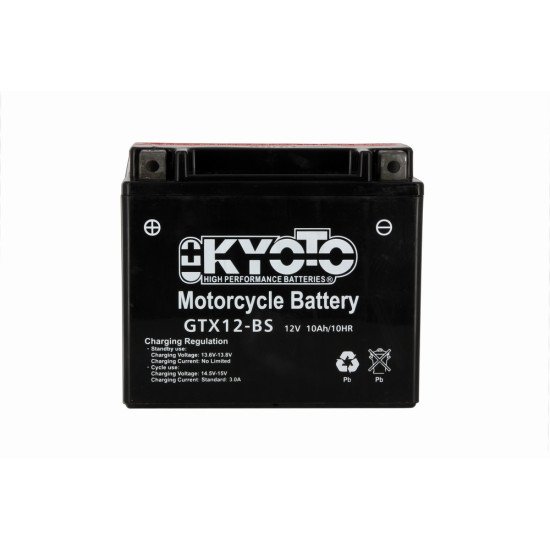 Batterie GTX12-BS AGM - Sans Entretien - Livrée Avec Pack Acide