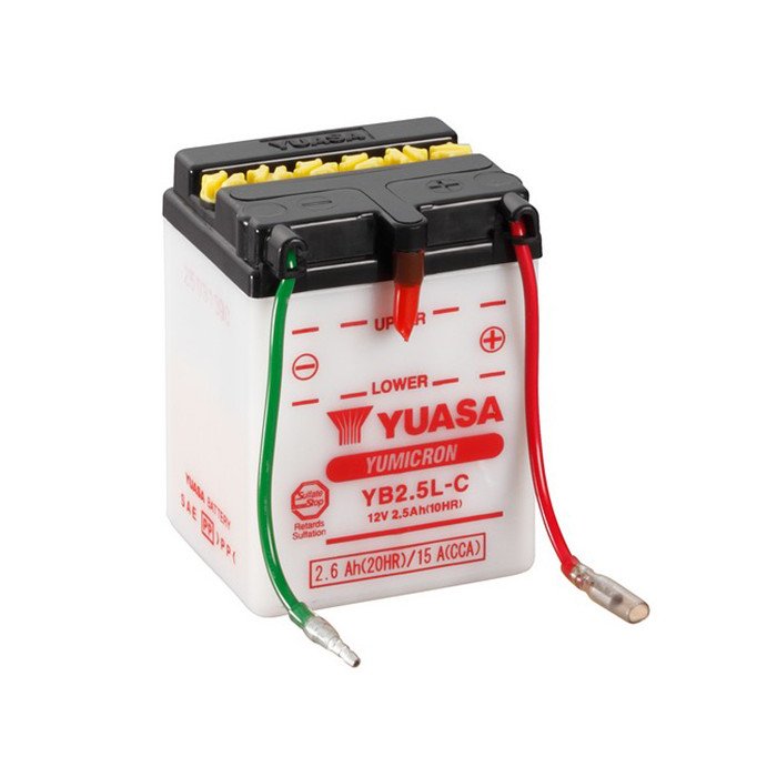 Batterie YB2.5L-C Conventionnelle Avec Entretien - Livrée Sans Acide