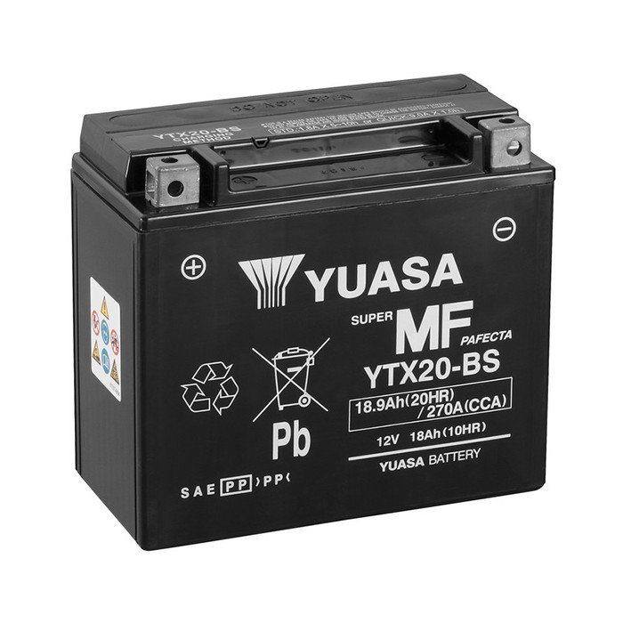 Batterie YTX20-BS AGM - Sans Entretien - Livrée Avec Pack Acide