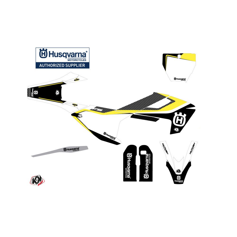 Kit Deco Moto Cross Legend Husqvarna 450 FS Noir