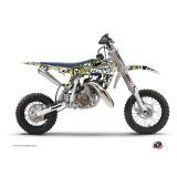 Kit Deco Moto Cross Freegun Eyed Husqvarna TC 50 Bleu Jaune