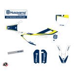 Kit Deco Moto Cross Legend Husqvarna TC 50 Bleu