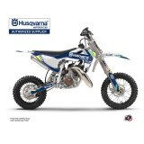 Kit Deco Moto Cross Rocky Husqvarna TC 50 Bleu
