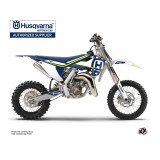 Kit Deco Moto Cross Heritage Husqvarna TC 65 Bleu Blanc