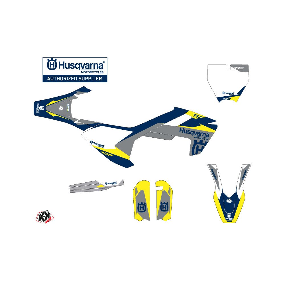 Kit Deco Moto Cross Orbit Husqvarna TC 65 Gris