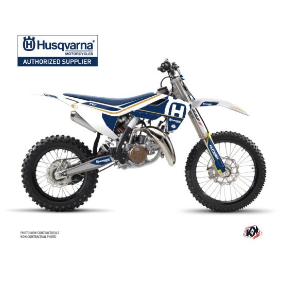 Kit Deco Moto Cross Heritage Husqvarna TC 85 Blanc
