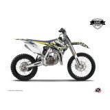 Kit Deco Moto Cross Freegun Eyed Husqvarna TC 85 Bleu Jaune