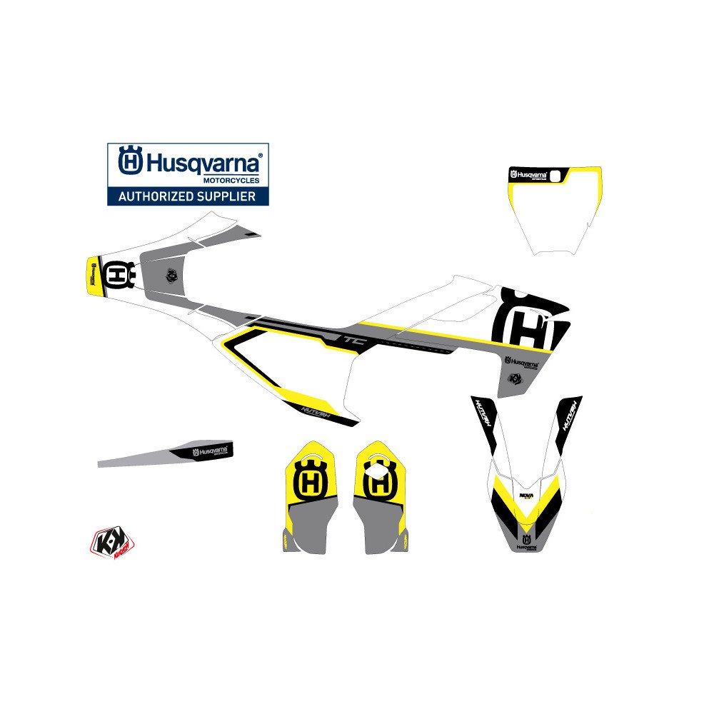 Kit Deco Moto Cross Nova Husqvarna TC 85 Noir