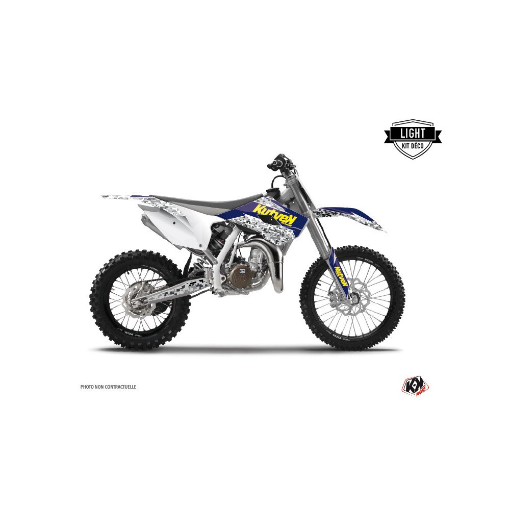 Kit Deco Moto Cross Predator Husqvarna TC 85 Violet Jaune
