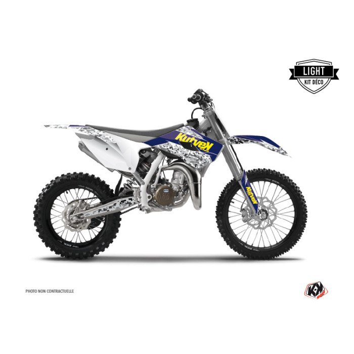 Kit Deco Moto Cross Predator Husqvarna TC 85 Violet Jaune
