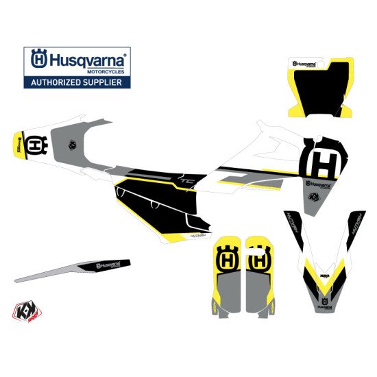 Kit Deco Moto Cross Nova Husqvarna TC 125 Noir