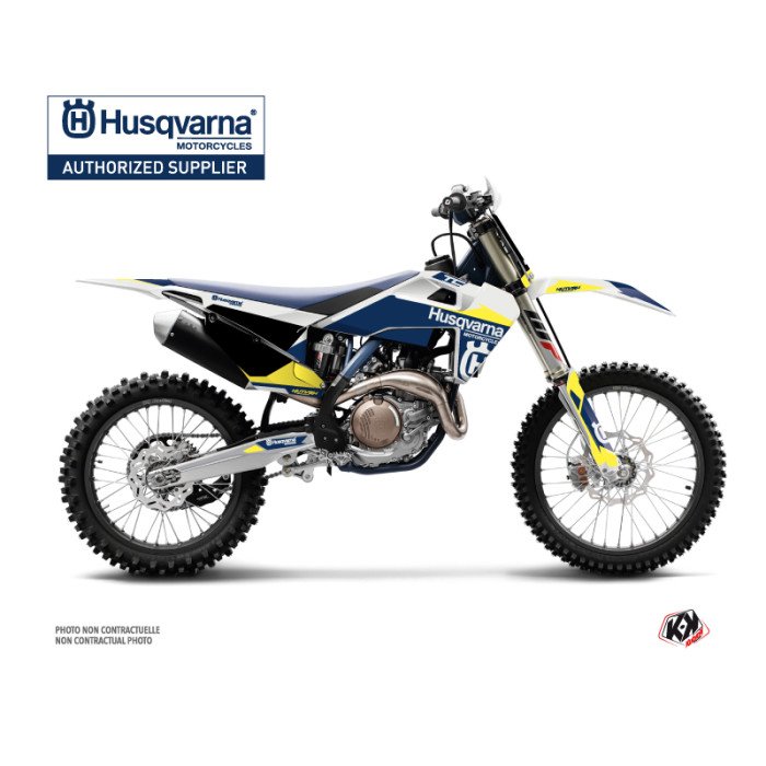 Kit Deco Moto Cross Orbit Husqvarna TC 125 Blanc
