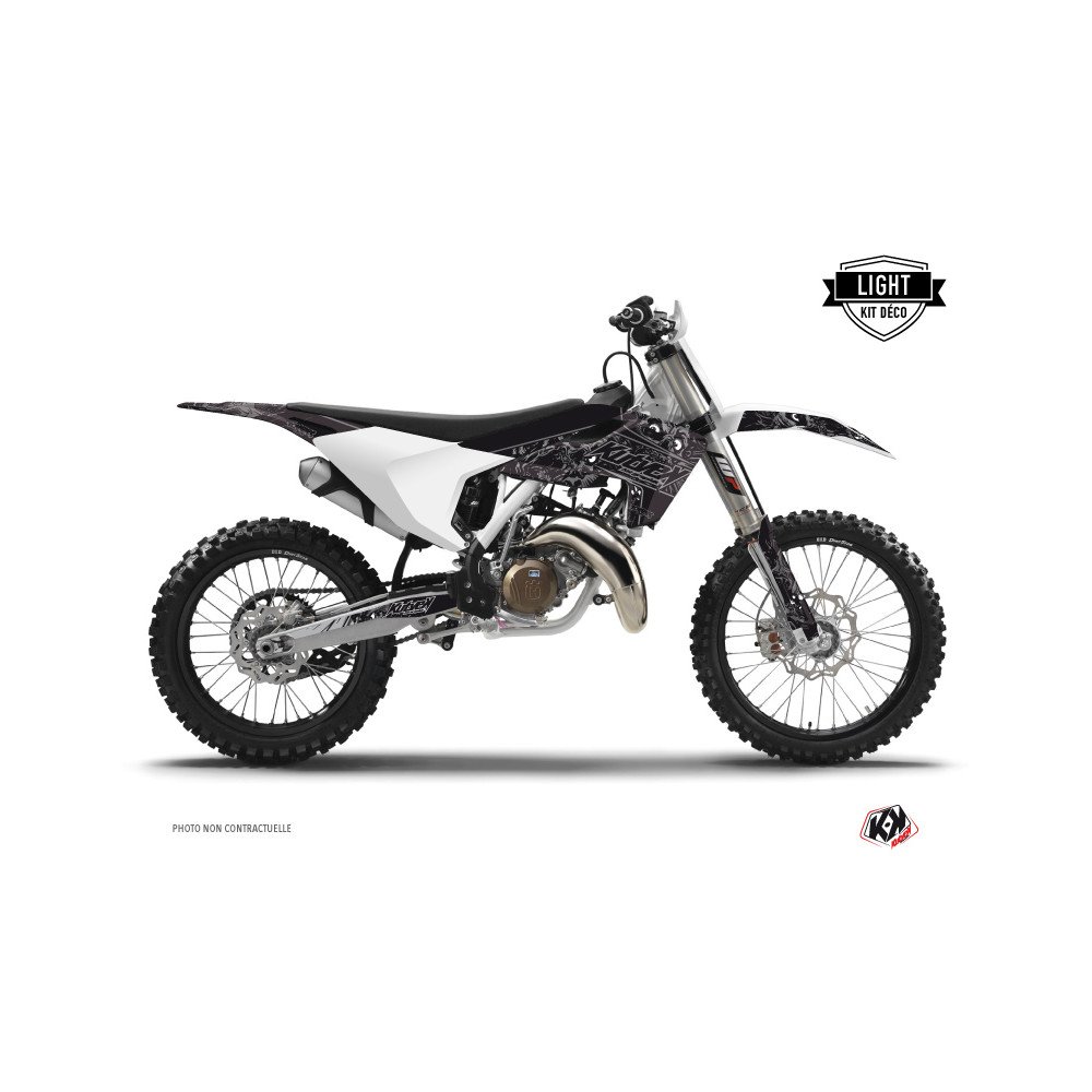 Kit Deco Moto Cross Zombies Dark Husqvarna TC 125 Noir