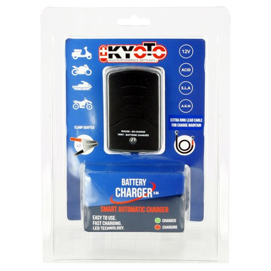 Chargeur Batterie Moto et Scooter - Pour Batterie Acide