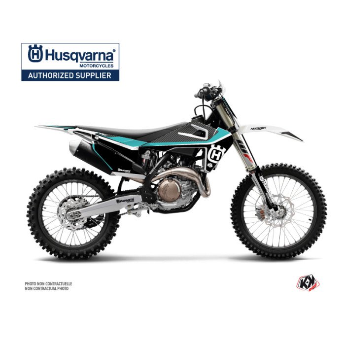 Kit Deco Moto Cross Legend Husqvarna FC 250 Turquoise