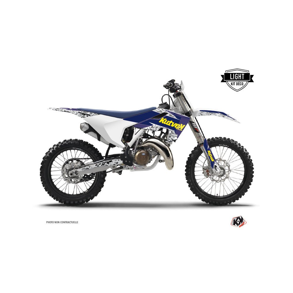 Kit Deco Moto Cross Predator Husqvarna FC 250 Violet Jaune