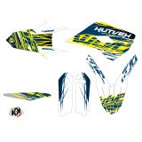 Kit Deco Moto Cross Eraser Husqvarna FC 250 Jaune Bleu