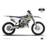 Kit Deco Moto Cross Freegun Eyed Husqvarna FC 250 Bleu Jaune