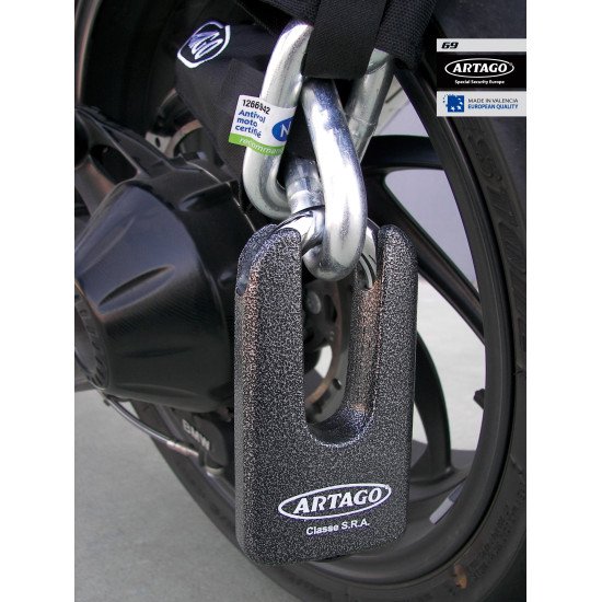 Cadena SRA - ø15mm - gris martelé - Homologué