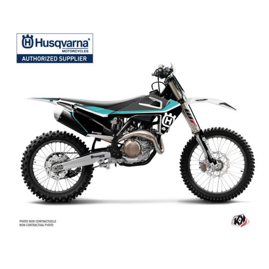 Kit Deco Moto Cross Legend Husqvarna FC 250 Turquoise