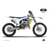 Kit Deco Moto Cross Stage Husqvarna FC 250 Blanc Jaune