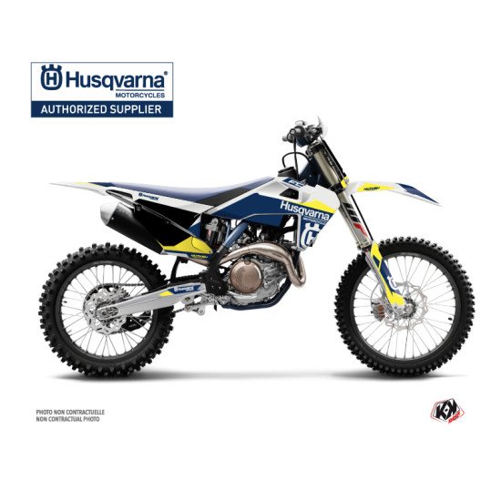 Kit Deco Moto Cross Orbit Husqvarna FC 250 Blanc
