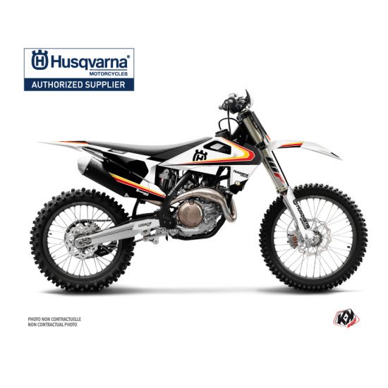 Kit Deco Moto Cross Legacy Husqvarna FC 250 Noir Jaune