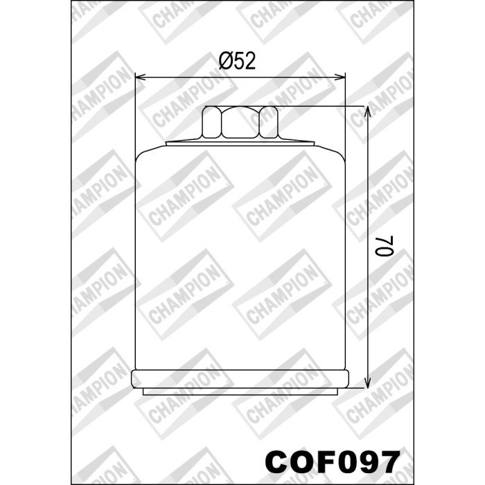 Filtre à Huile Adaptable PGO Scooter- Similaire HF197