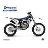 Kit Deco Moto Cross Nova Husqvarna FC 350 Bleu