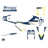 Kit Deco Moto Cross Nova Husqvarna FC 350 Bleu