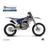 Kit Deco Moto Cross Heritage Husqvarna FC 350 Bleu