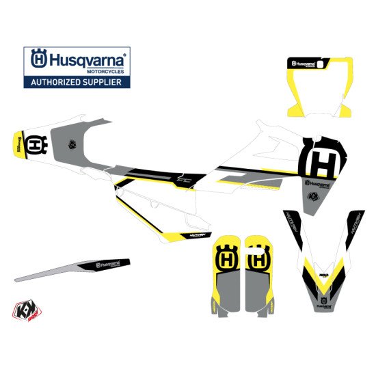 Kit Deco Moto Cross Nova Husqvarna FC 350 Noir