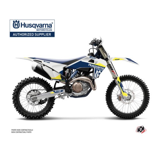 Kit Deco Moto Cross Orbit Husqvarna FC 350 Blanc