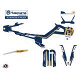 Kit Deco Moto Cross Heritage Husqvarna FC 450 Bleu