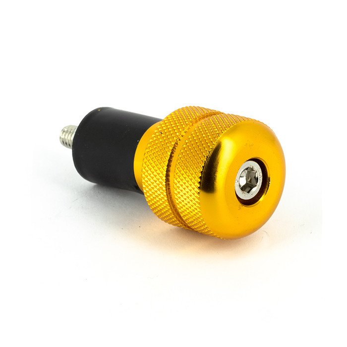 Embouts de guidon molette Ø17 anodisés or