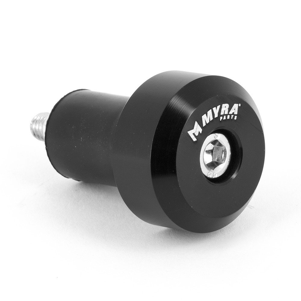 Embouts de guidon Ø17 anodisés noir