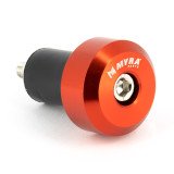 Embouts de guidon Ø17 anodisés orange