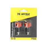 Embouts de guidon Ø17 anodisés orange