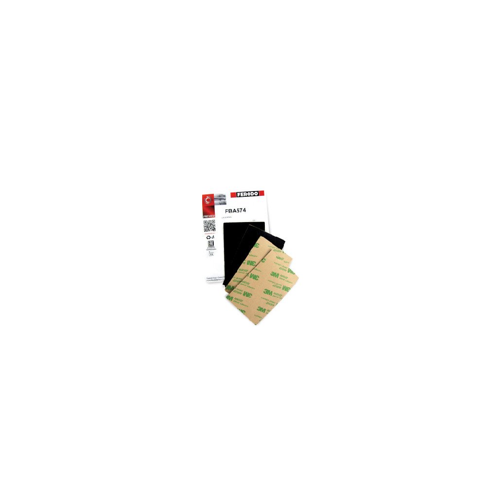 Feuilles anti-bruit "Shim" pour plaquette Ferodo