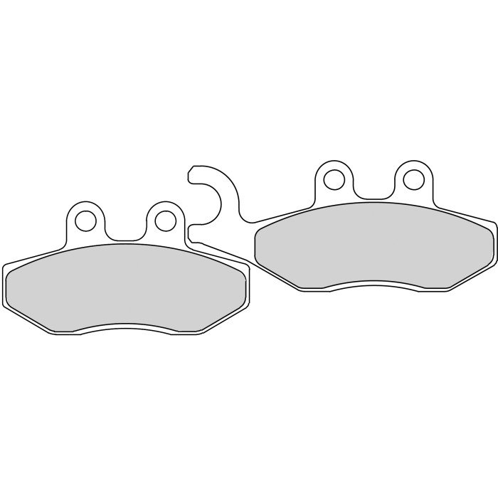 Plaquette de frein Semi-Métal Eco-Friction Route - R90