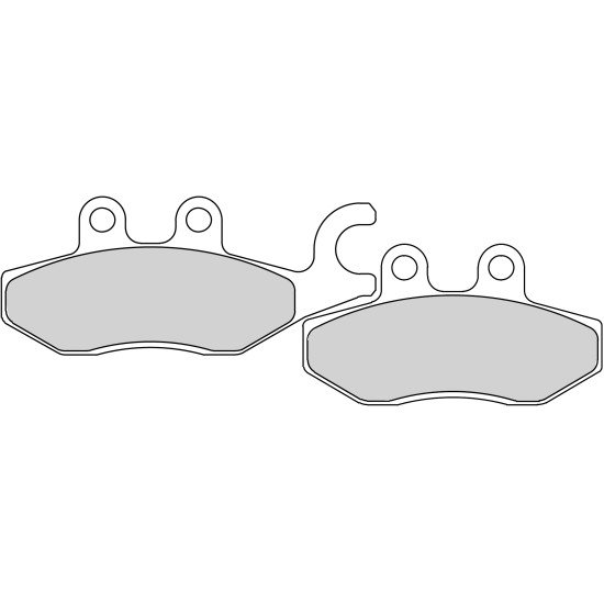 Plaquette de frein Semi-Métal Eco-Friction Route - R90