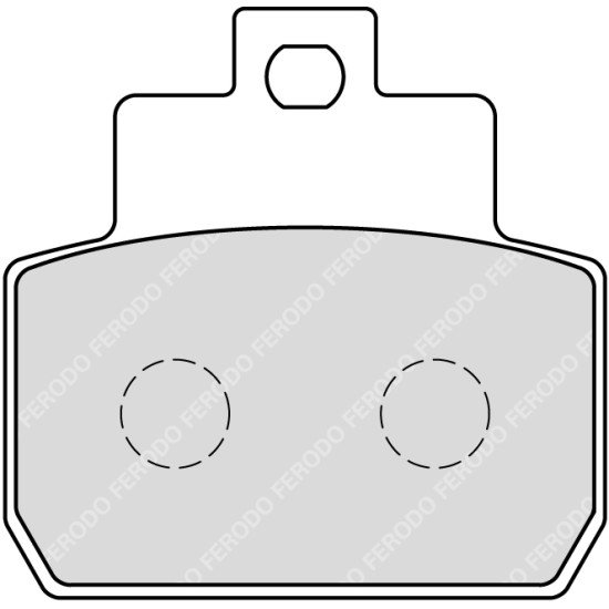 Plaquette de frein Semi-Métal Eco-Friction Route - R90