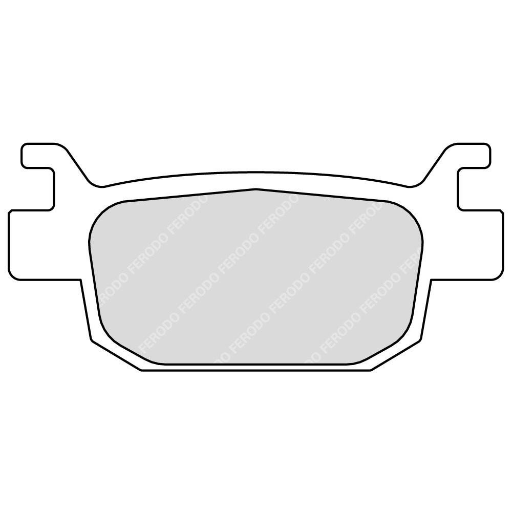 Plaquette Ferodo Métal Fritté