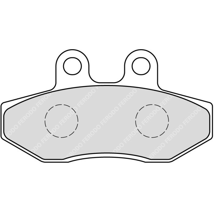 Plaquette de frein Semi-Métal Eco-Friction Route - R90