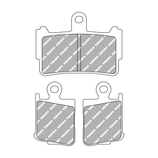 Plaquette de frein Métal Fritté Sinter Grip Road - R90