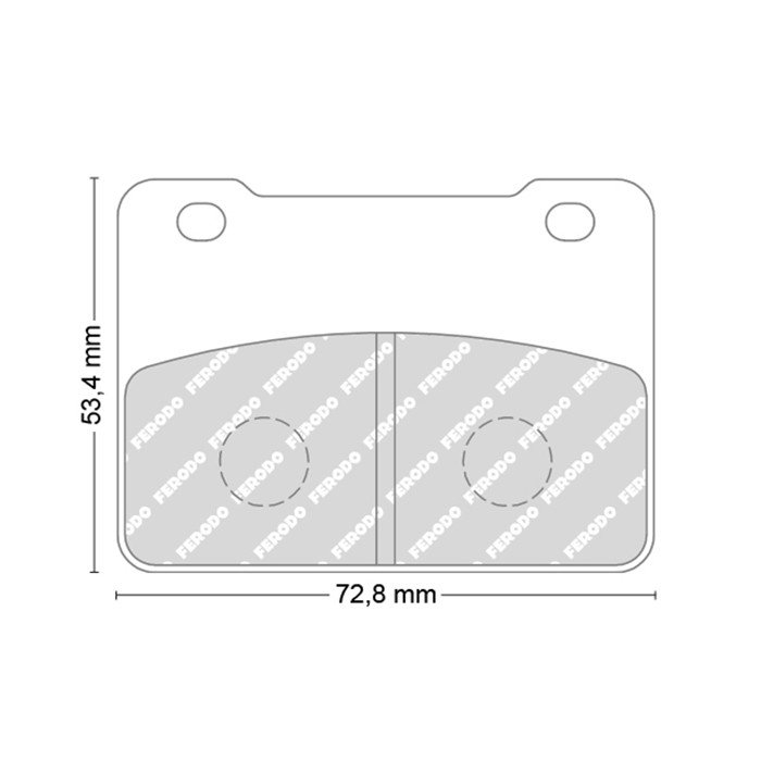 Plaquette de frein Semi-Métal Eco-Friction Route - R90