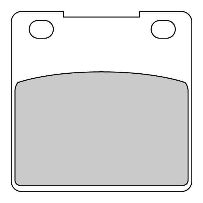 Plaquette de frein Semi-Métal Eco-Friction Route - R90